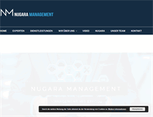 Tablet Screenshot of nugara-management.com